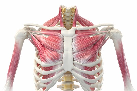 A clavicle map, like a cosmic treasure chest, unlocking upper body secrets.