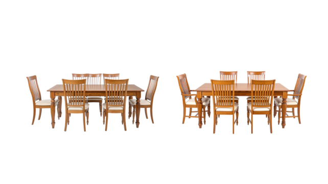 dining table chairs png