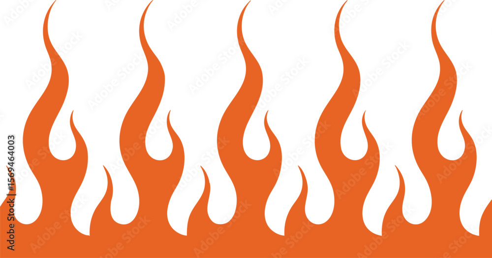 Poster inferno flames unleashed a fiery vector illustration for dynamic designs and intense visuals perfect