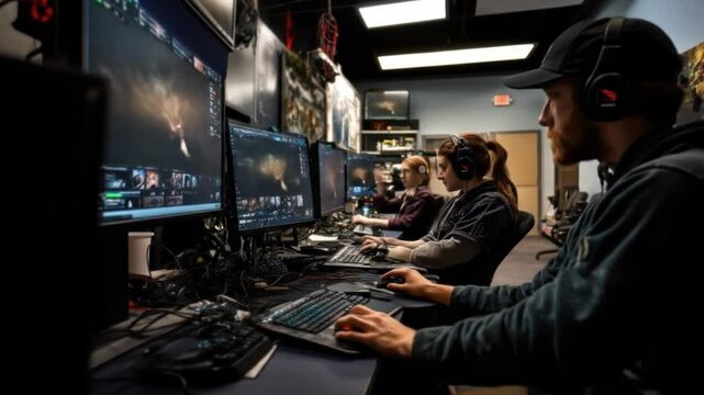 Game Developers at Work:  Creating Immersive Worlds