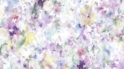 Delicate floral design with pastel colors.