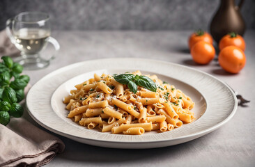 pasta with meat and vegetables