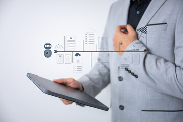 Using AI robots to help analyze and enhance business plans to increase business efficiency
