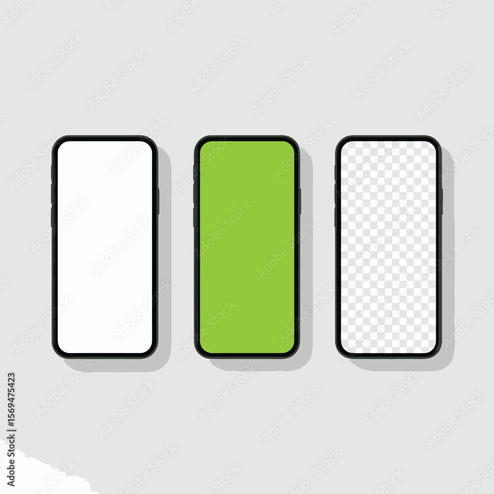 Poster clean flat vector illustration with basic shapes and primary colors design