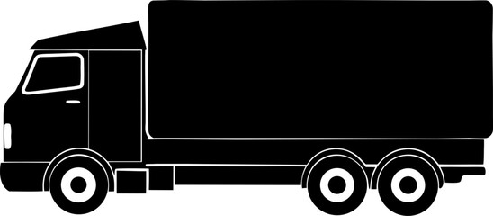 white delivery truck