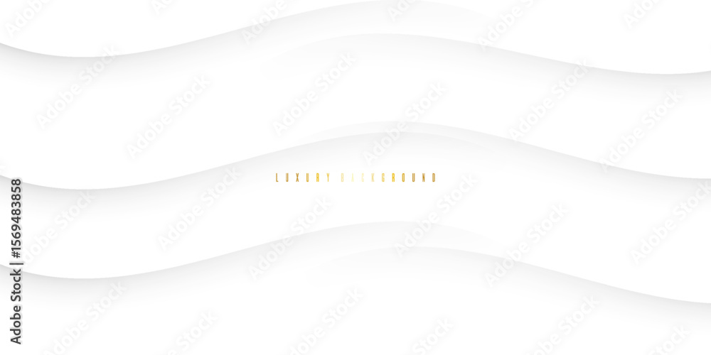 Aufkleber elegant grey luxury background with smooth wave patterns and subtle golden text in the center, perfe