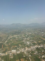 aerial view of the city