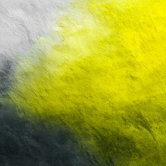 Grunge abstract background with bold yellow and black brush strokes on textured paper. Dynamic artistic design ideal for posters, flyers, and modern creative projects.