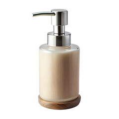 	Soap dispenser pump bottle isolated on transparent background
