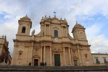 Noto Cathedral (Cattedrale di San Nicolò) in Noto, Sicily, Italy