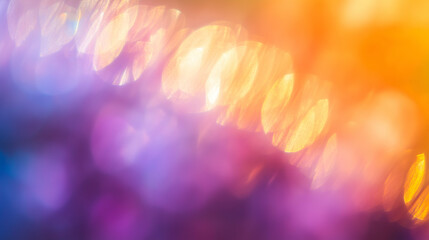 Colorful bokeh effect background