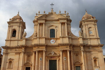 Noto Cathedral (Cattedrale di San Nicolò) in Noto, Sicily, Italy