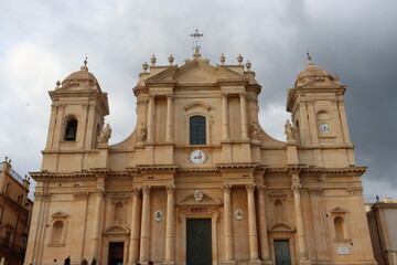 Obraz premium Noto Cathedral (Cattedrale di San Nicolò) in Noto, Sicily, Italy