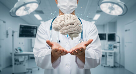 brain, doctor, neurology, science, hospital, healthcare, anatomy, surgery, AI, cognition, medicine, intelligence, diagnosis, medical, innovation, neuroscience, neural network, digital brain, brain tec