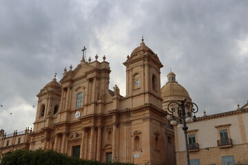 Noto Cathedral (Cattedrale di San Nicolò) in Noto, Sicily, Italy