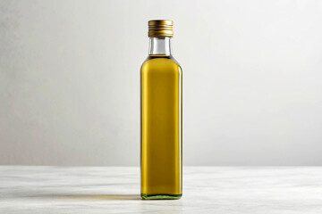Premium Extra Virgin Olive Oil Bottle Isolated