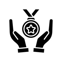 Excellence glyph icon