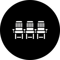 Naklejka premium Seating Icon