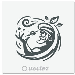 logo icon vector indian traditional,indian culture,tamil,bollywood,shivaji mahawaj,gandhi