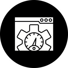 Web speed test Icon