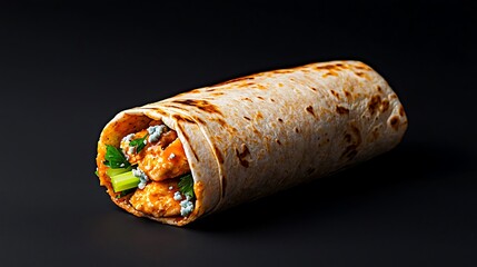 Buffalo Chicken Wrap Appetizer with Blue Cheese