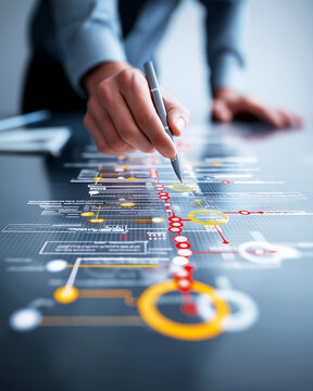ERP software business operation. Database performance. Integration strategy. Strategic ERP integration roadmap visualization