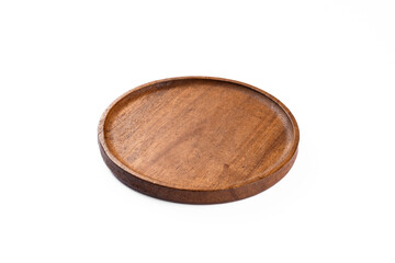 Empty Pizza Plate on white Background
