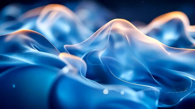 Abstract liquid wave with smooth surface for Background and Design element 3D animation