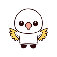 Acute Cartoon Bird Vector Design
