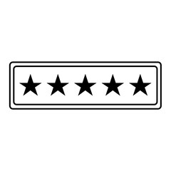 5 star box premium badge, trusted review rating, top quality approval png
