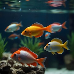 Fototapeta premium fish in water