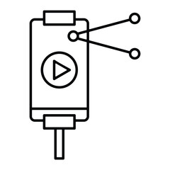 Share Content  Icon Element For Design