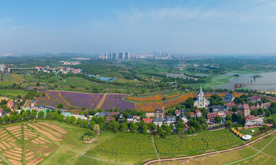 Wuhan Hua Bo Hui Scenic Spot Spring Scenery