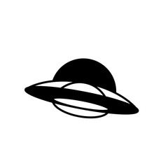 Flying UFO Alien Spaceship Fill Icon