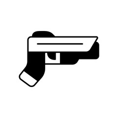 Gun Blaster Sci-Fi Weapon Fill Icon