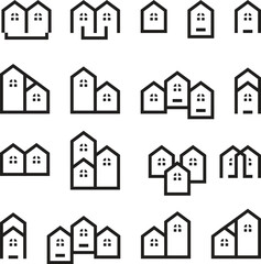 Home Icons — Monoline Series
