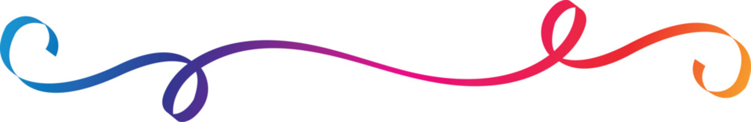 Confetti, serpentine vector silhouettes, streamers, ribbons black design elements for Christmas Holidays, party, Anniversary, celebration, greeting, invitation card template