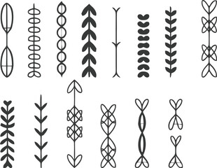 Elegant HandDrawn Divider Set Decorative Elements for Design Projects