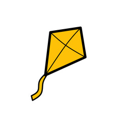 Simple illustration of a kite 
