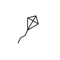 Simple illustration of a kite 