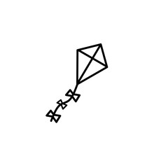 Simple illustration of a kite 