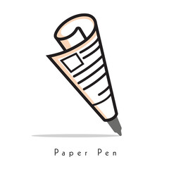 Paper Pen Drawing.eps