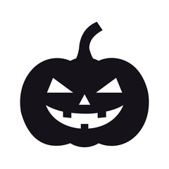 halloween pumpkin jack flat icon