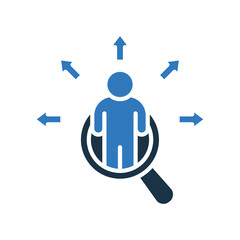 Look For mixed color icon