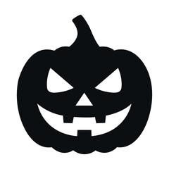 halloween pumpkin jack flat icon
