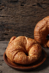 Croissant bun bread bakery breakfast