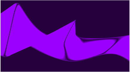 Blend Wavy Curved Background Purple Color Design Abstract Vector Illustration