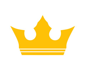 vip icon. vector gold crown on white background