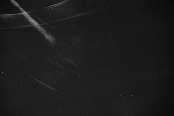 grunge overlay effect with scratch and dust on black background,retro noisy grain dust texture for...