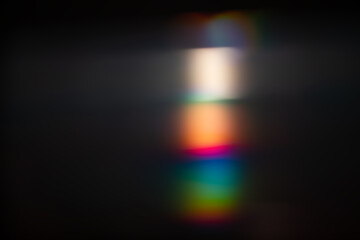 light leak overlay effect with blur rainbow light leaks and bokeh,retro grain noisy film distressed...